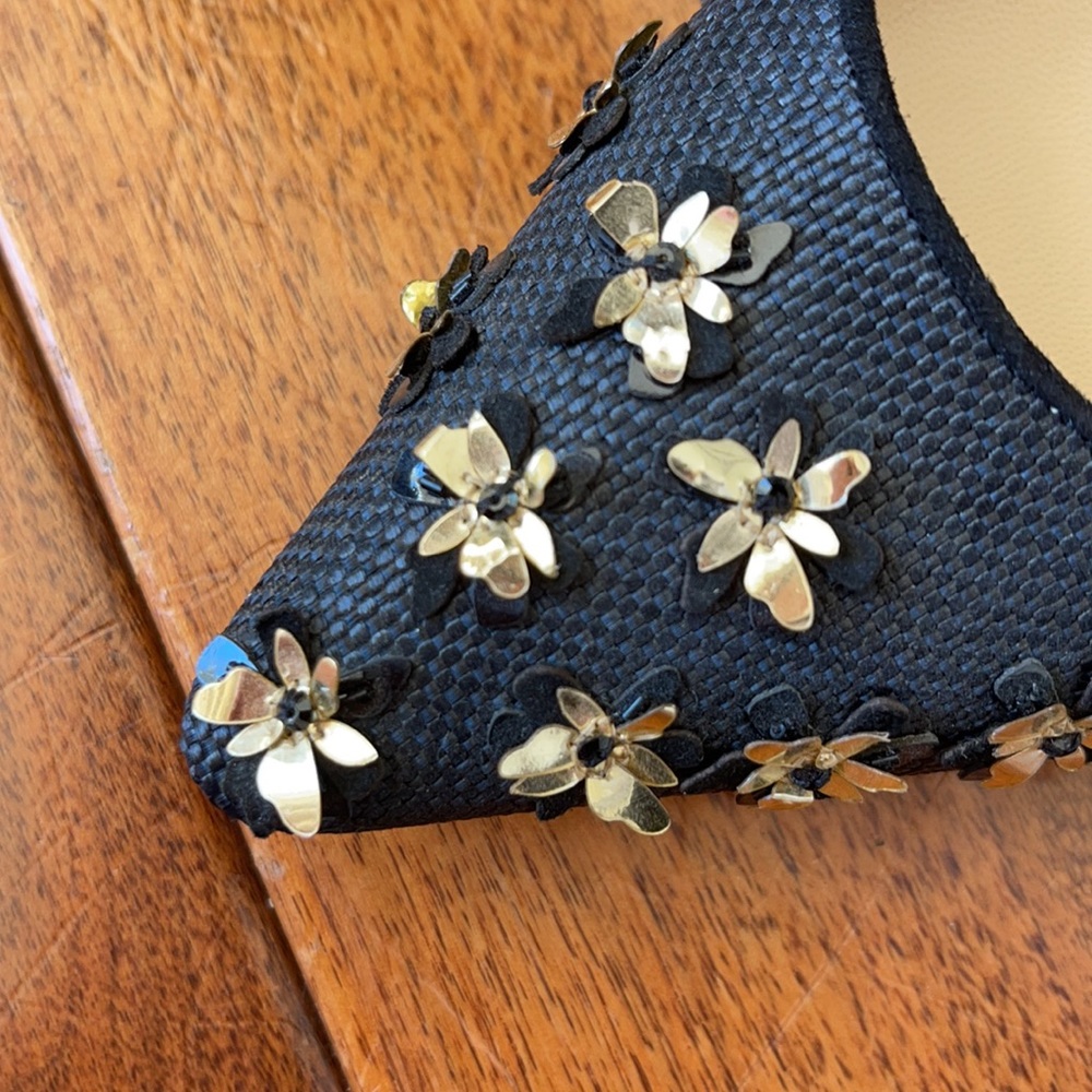 Jimmy Choo Romy Flower Raffia Pump - Picture 6 of 7